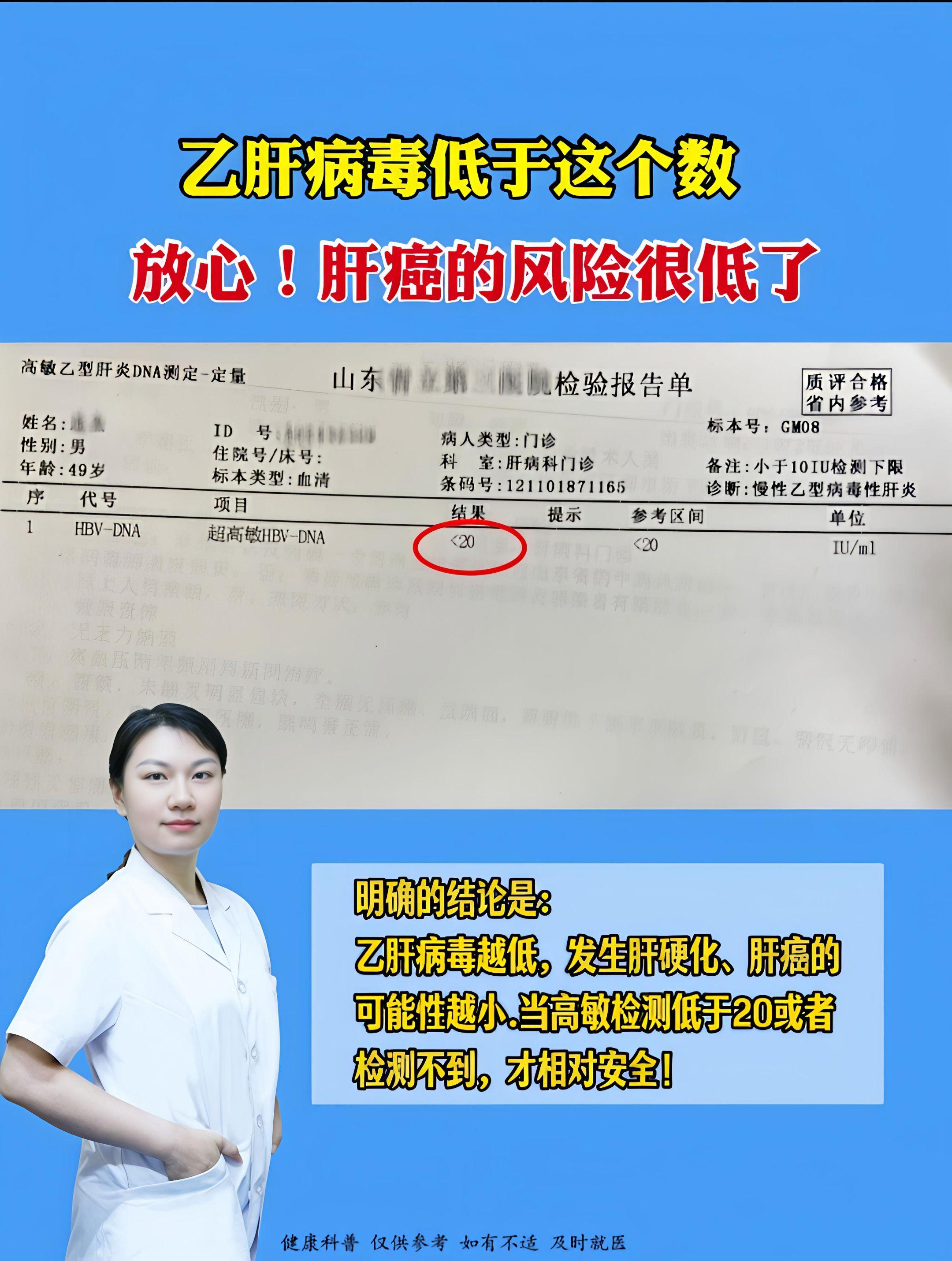 乙肝的根就是乙肝病毒，乙肝病毒量既可以判断病毒复制活跃度，也能预测肝硬...