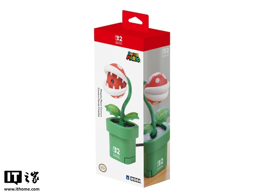 【Hori“吞食花”摄像头外设国行上架：适用任天堂Switch2游戏机，2