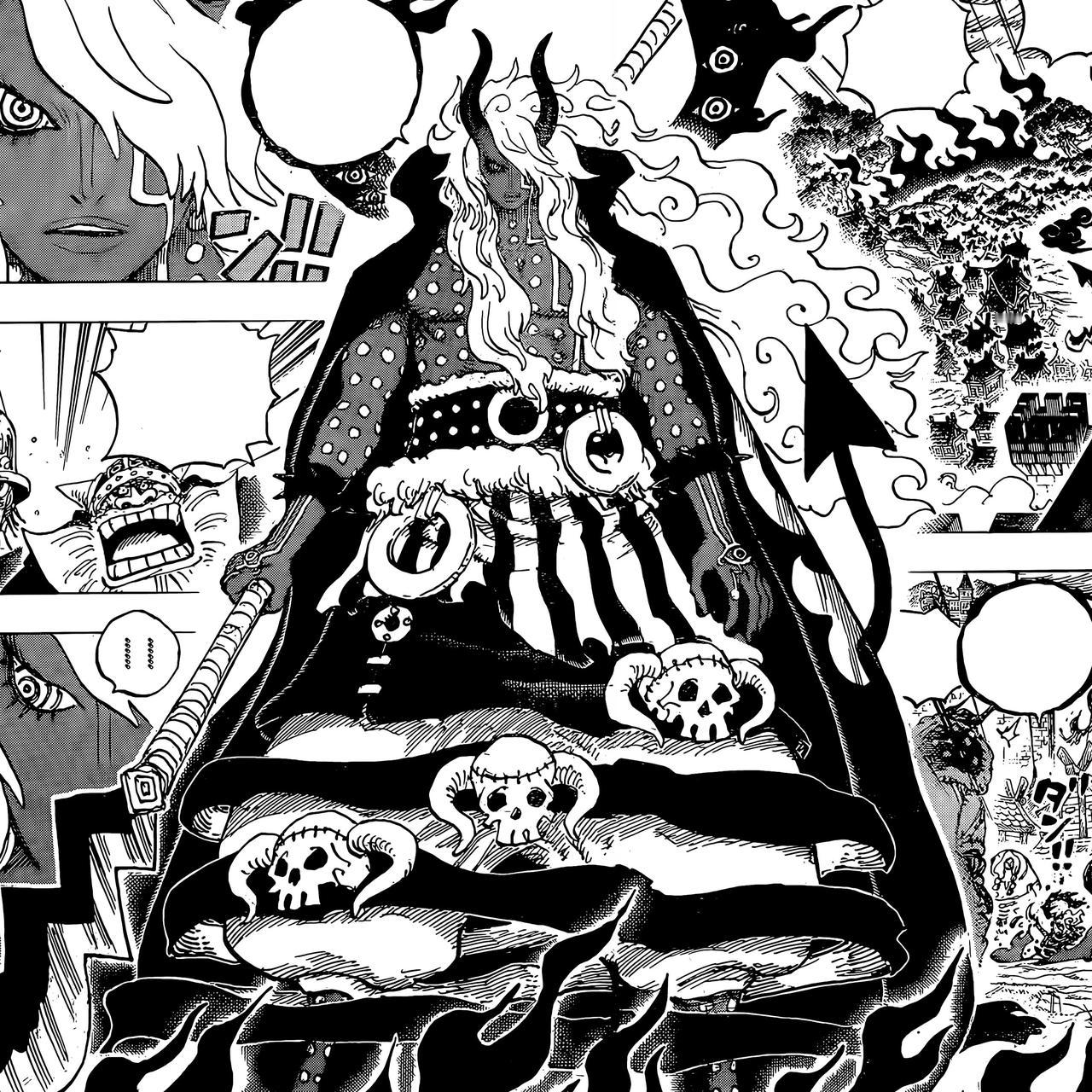 尾田对于伊姆的造型引用了波利宗教中的白点意象，波利是一种非洲灵性传统，在尼日尔、