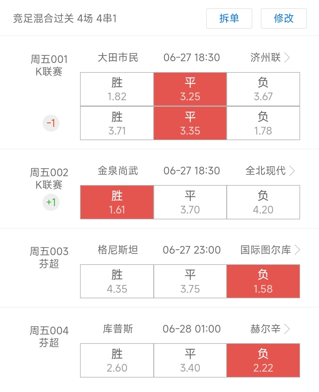 6/27周五昨天四中三，今天势必拿下