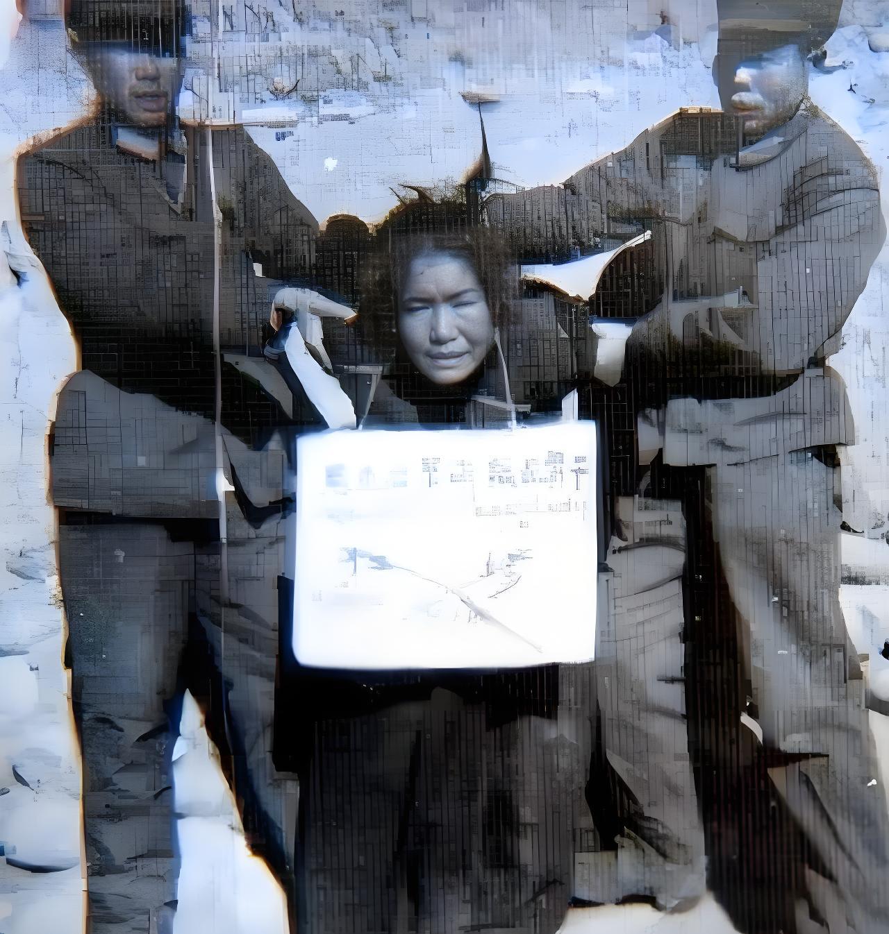 1965年，桑植县三个村民上山砍柴，看到一对男女坐在岩石上，看清后不禁后背发凉，