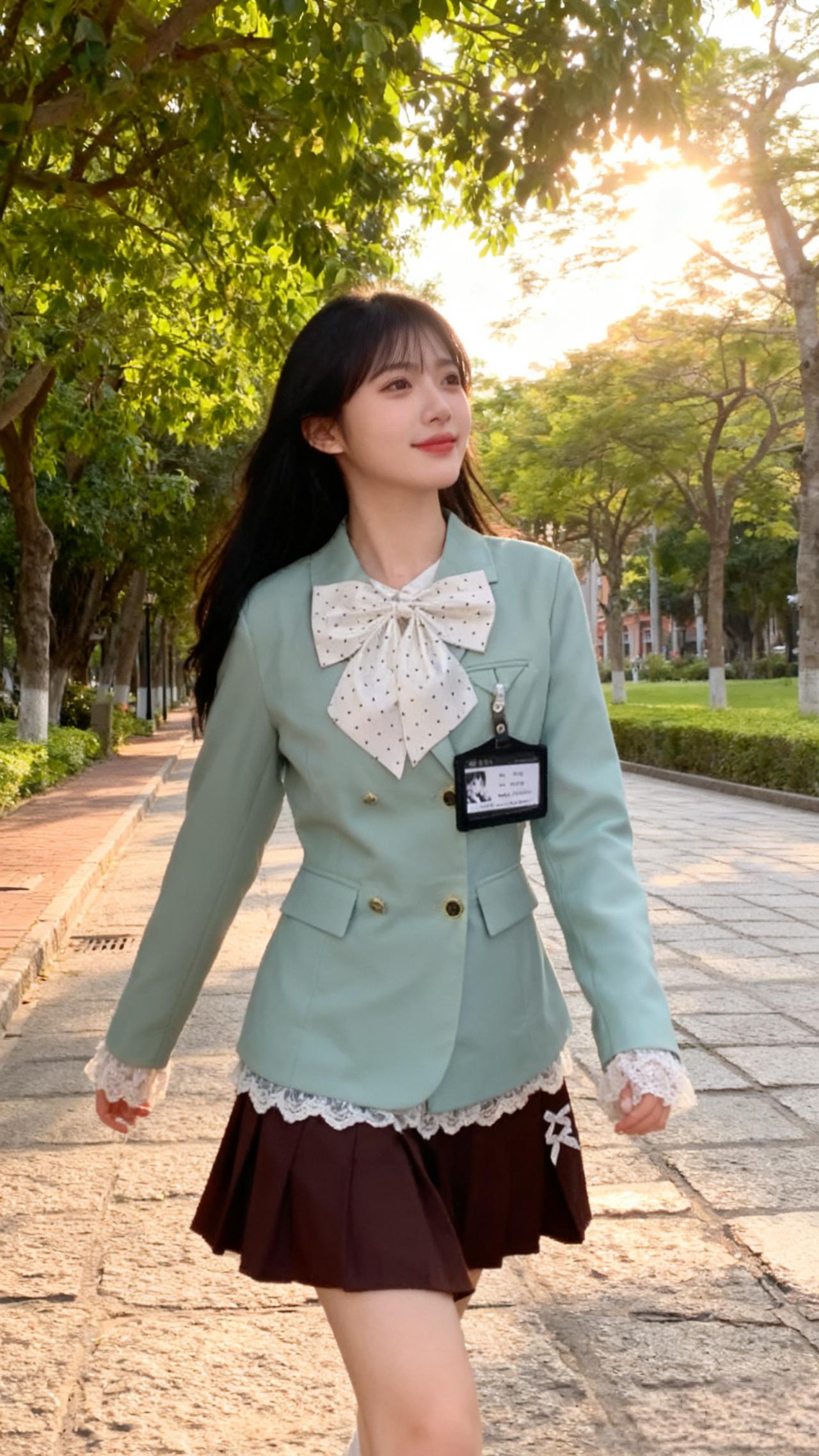 学院风甜美穿搭时尚穿搭学院风穿搭穿搭