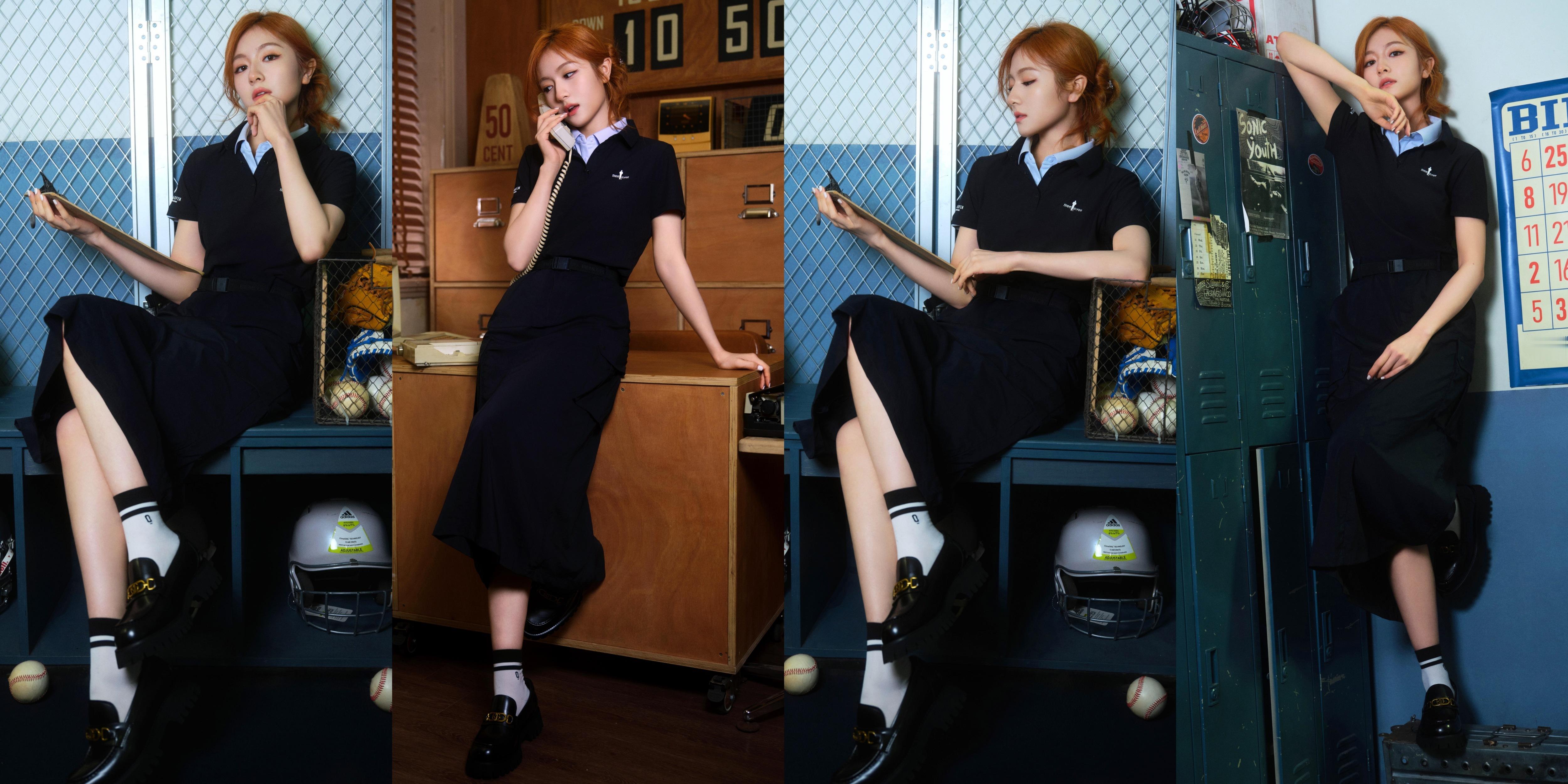 李兰迪穿搭写真，鬼马灵动，甜酷满分。李兰迪