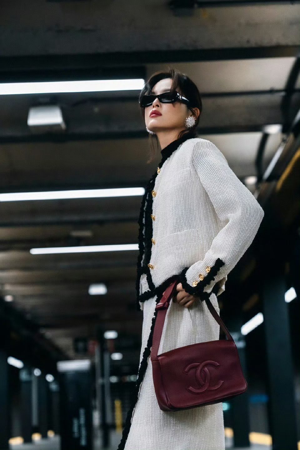 辛芷蕾白色套装看秀辛芷蕾～～辛芷蕾辛芷蕾