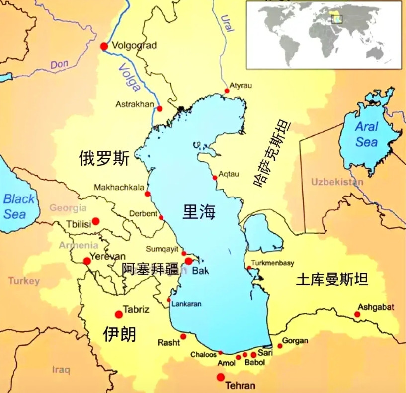 里海应该算作海才对，给人家算作湖，简直是侮辱了它的实力！要说世界上最大的湖泊是