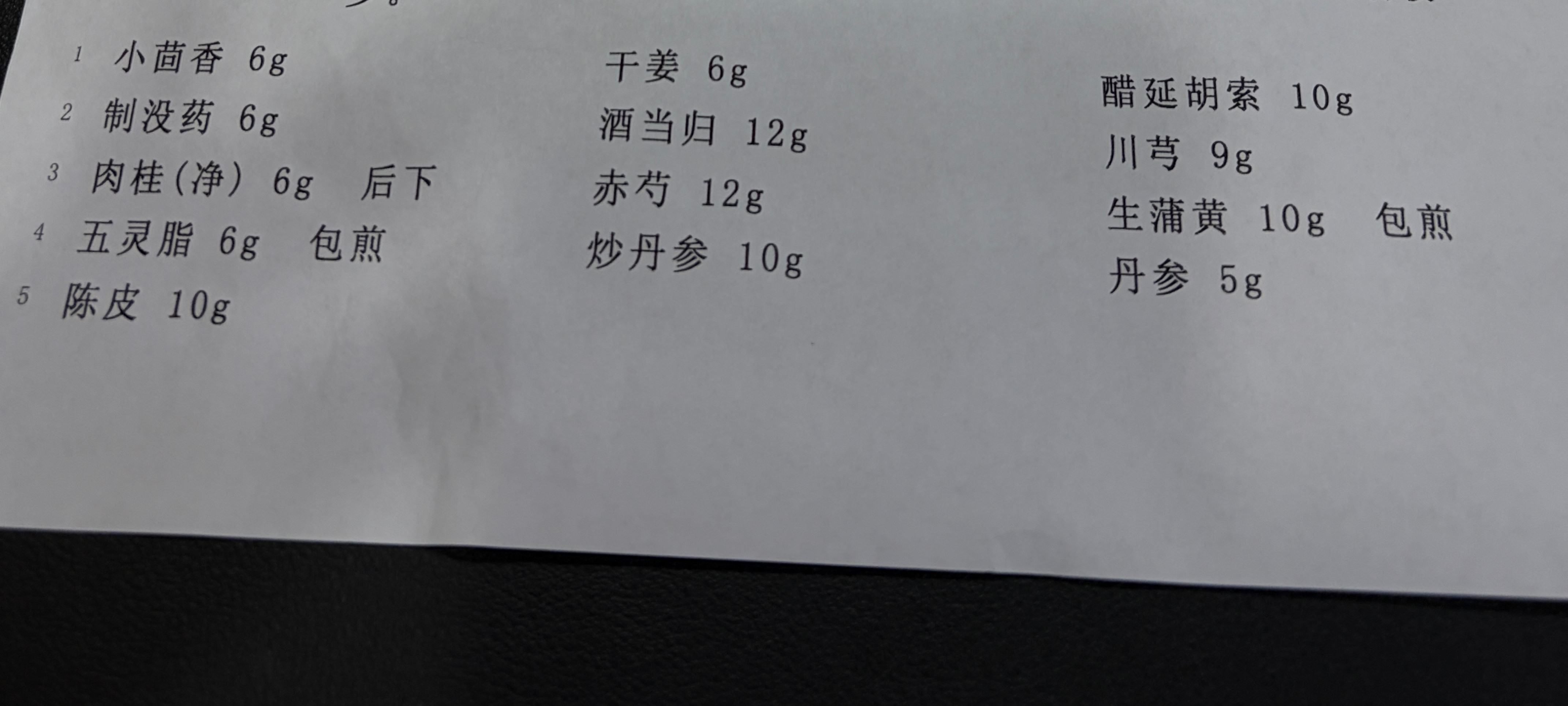 自己要喝一个星期的中药看看效果吧