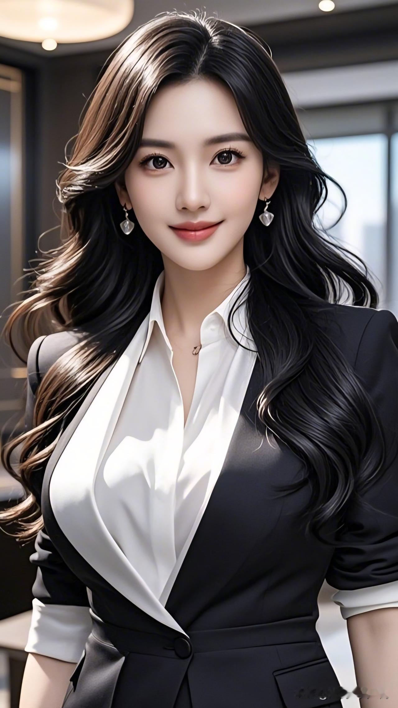 黑发如云，白衣似雪。白衬衣有哪些经典的搭配优雅职场风，黑白配尽显干练魅力！