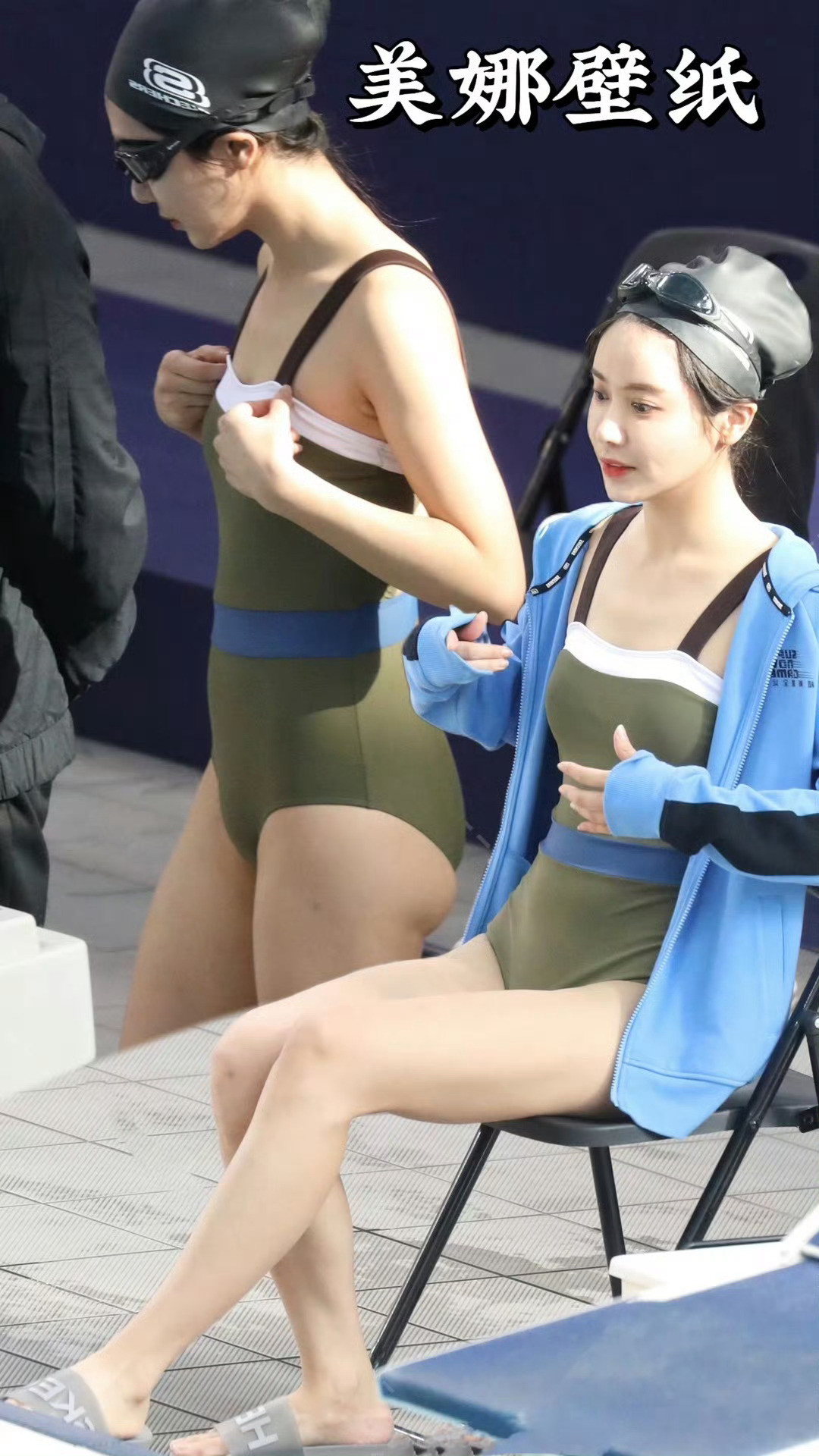 腾讯NBA女主播美娜泳装勤奋能干的女人