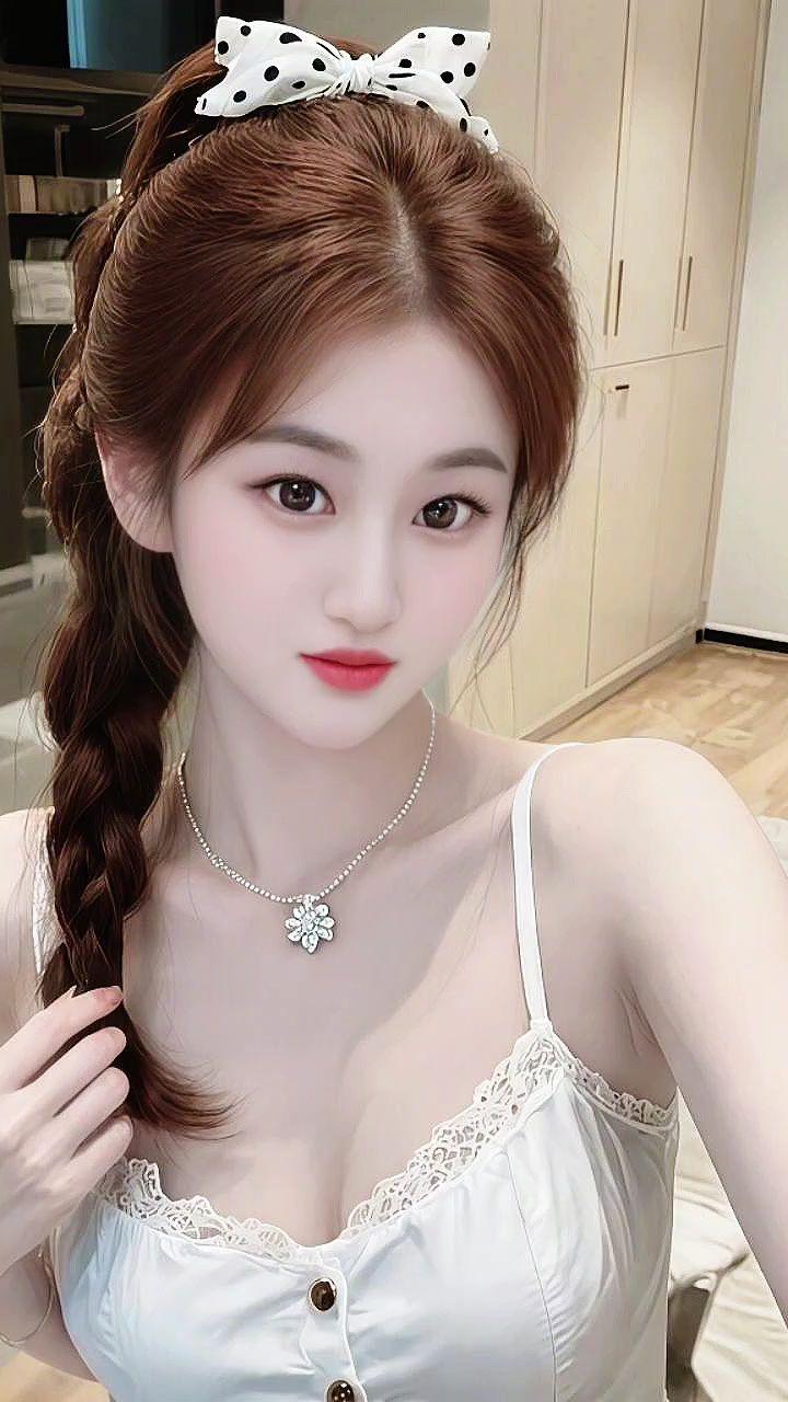 吊带甜系女孩邻家女孩糟糕是心动的感觉清纯甜美