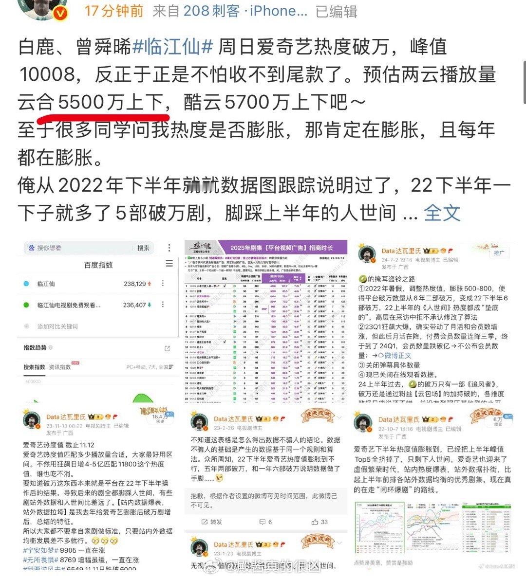 两个数据博主的预测相差还是挺大的，看看哪一个准​​​