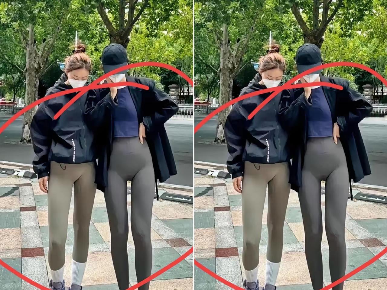 为啥现在街上到处都是穿这种紧身裤的人？清明过后天气慢慢回暖，不管是街头路人，