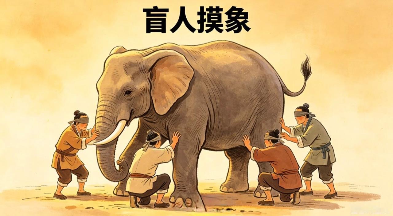 四川高考今天历史二卷有道题是结合“盲人摸象”这个成语，基于自己理解的历史观，写一