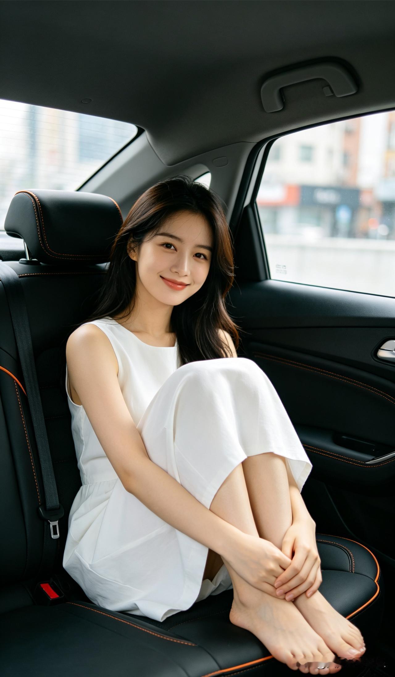 ai宝妈在车里等孩子放学，宝妈太可爱了ai宝妈宝妈ai辣妈辣妈宝妈ai