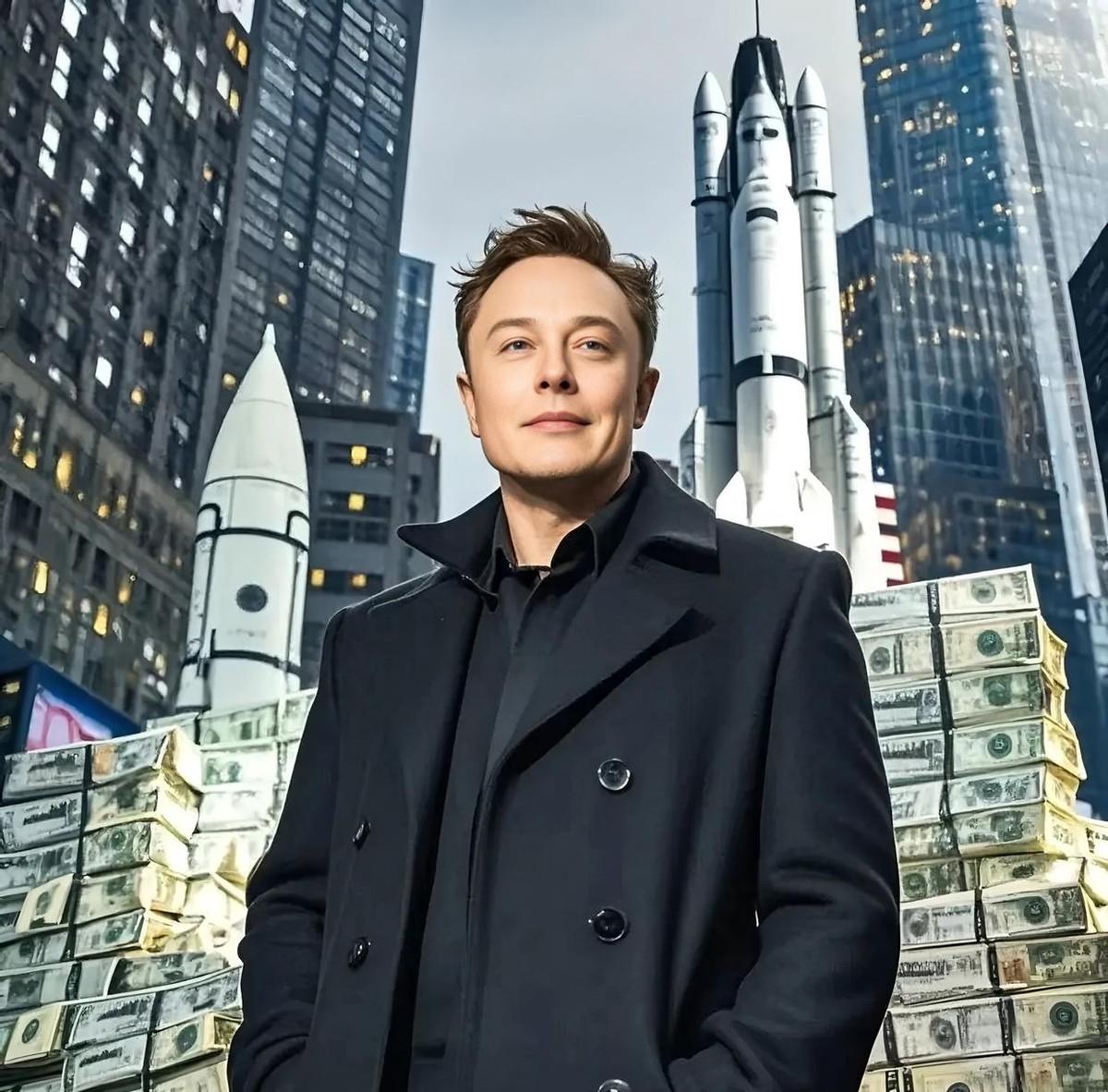 你见过身家一万亿美元的有钱人长什么样吗？美东时间5月20日，SpaceX正式