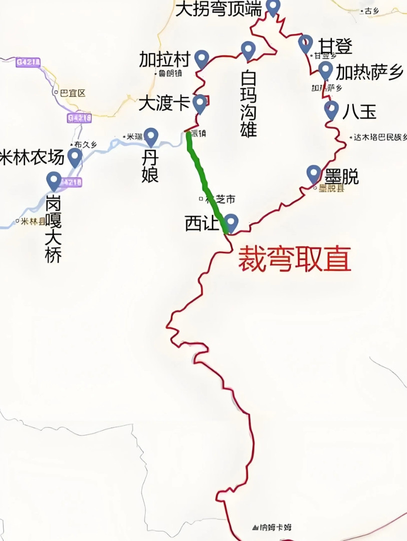 雅鲁藏布江下游水电站！我们看的更明白:在50公里裁湾隧道内连续排列5套水轮发电机