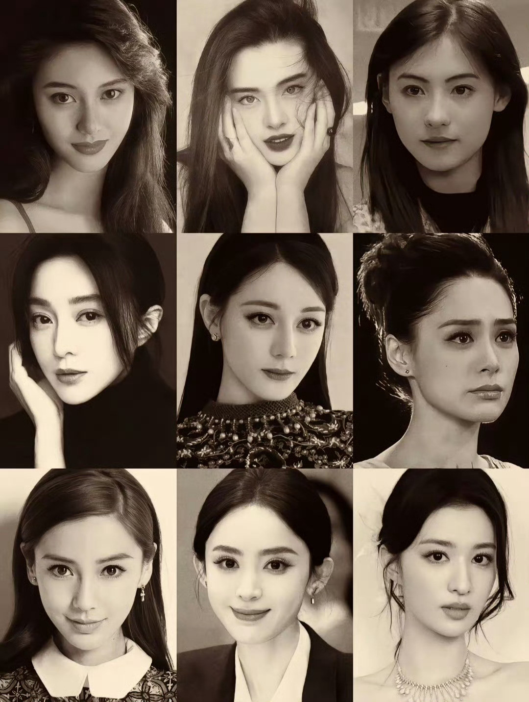 浓颜美人vs淡颜美人​​​