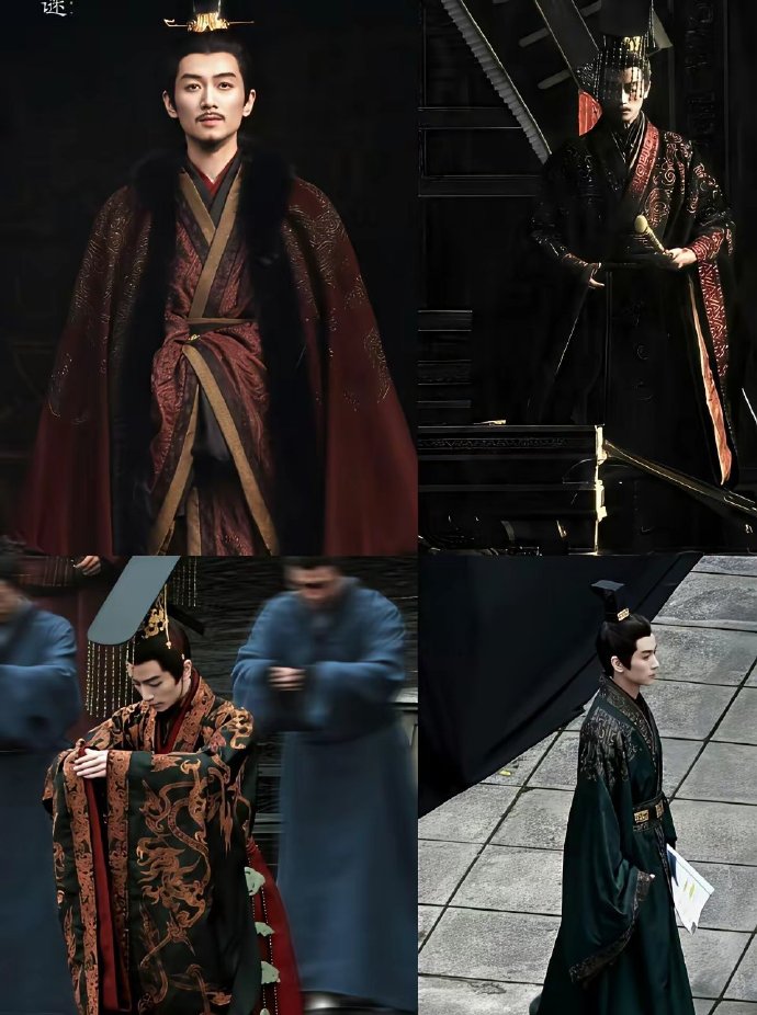 前两天还看别人吐槽说陈晓怎么瘦成那样了，然后刚才刷到了秦谜的路透，不愧是陈晓啊