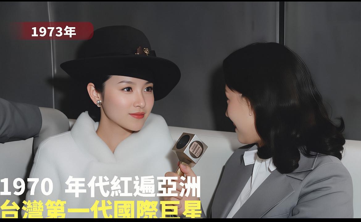 甄珍有多美？1973年她的一张留影，那年26岁，气质非凡，美艳万分