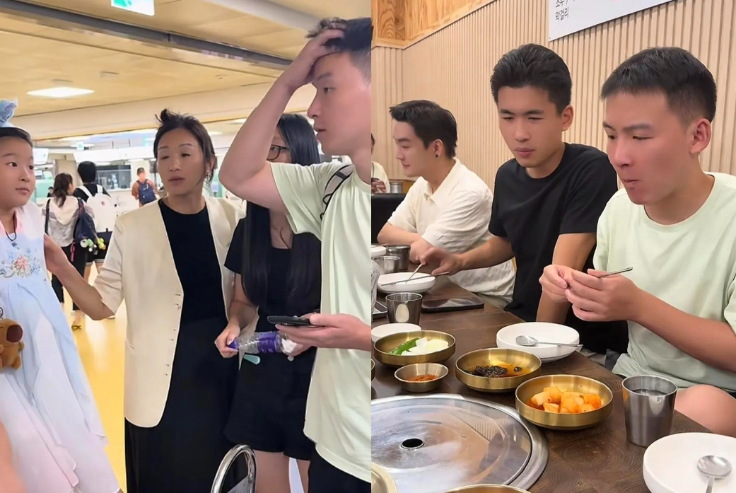 谢浩男一家旅行还带上兄弟，这事背后多半有点意思。8月12日，许建华带着三个女儿，
