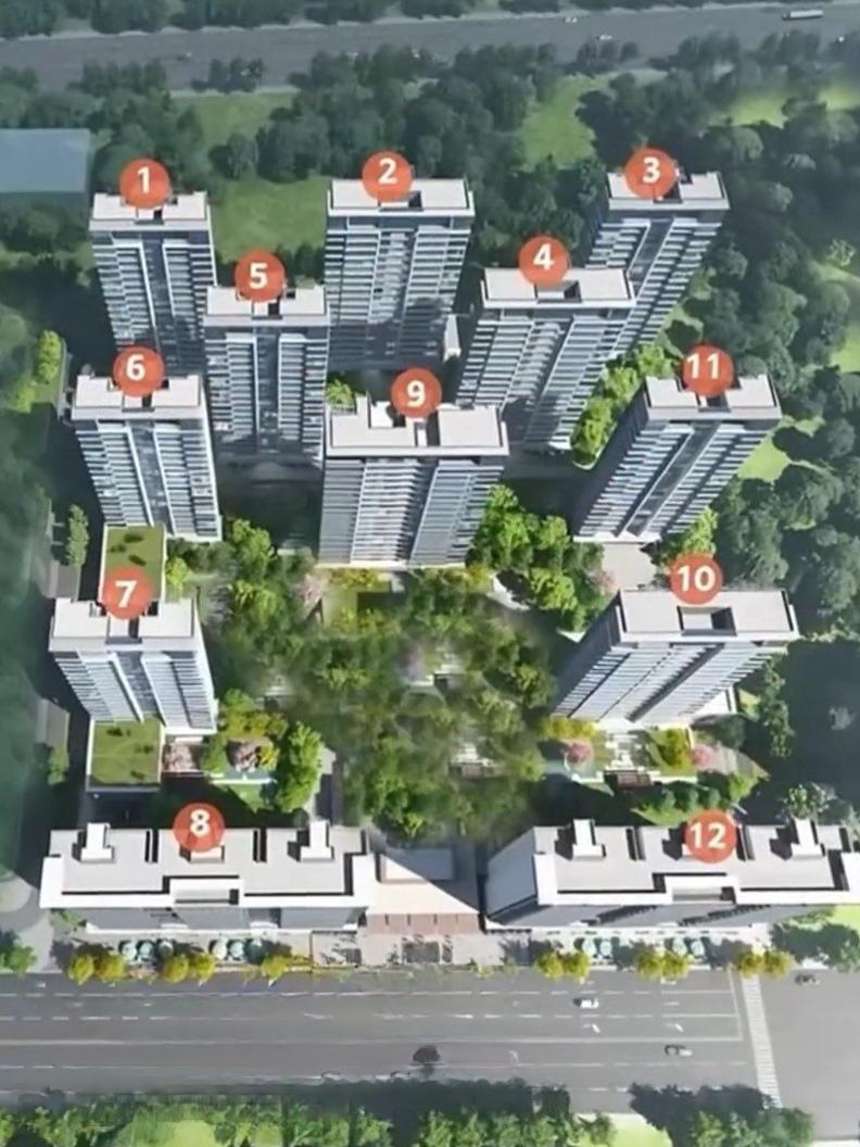 朋友想买房，问我这个楼盘选哪一栋楼好？我给了一点个人看法：1、首先排除8号楼和