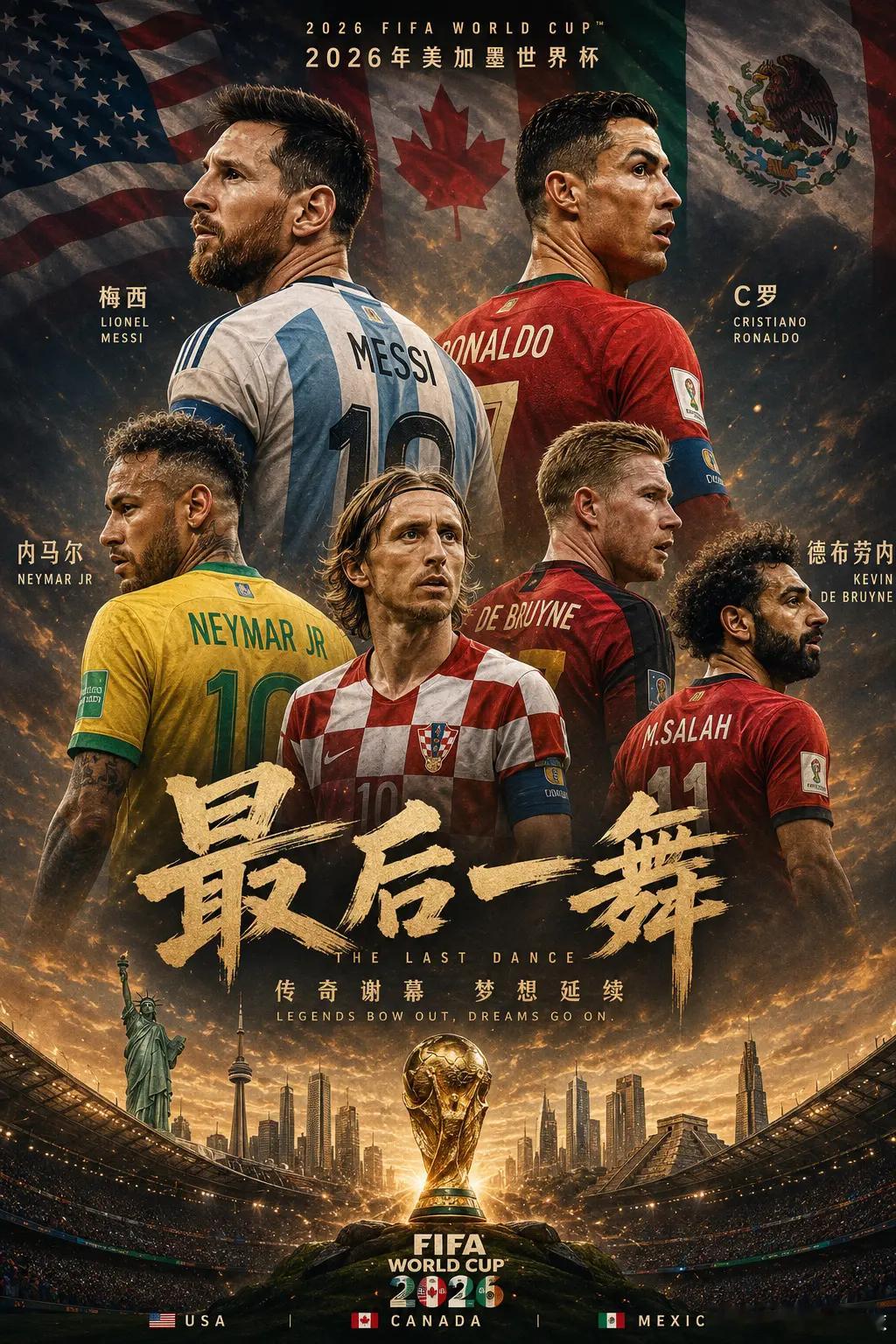 2026世界杯：诸神谢幕💔青春散场。“2026，不仅是世界杯。 而是...