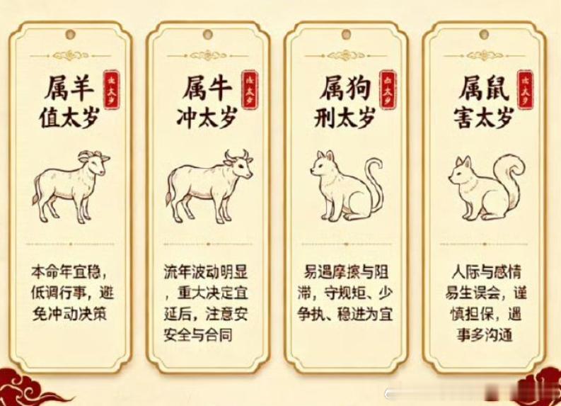 2026丙午年已过大半，气场转换，几个生肖需特别注意：2027年（丁未羊年）犯太岁的生肖共有5个：羊