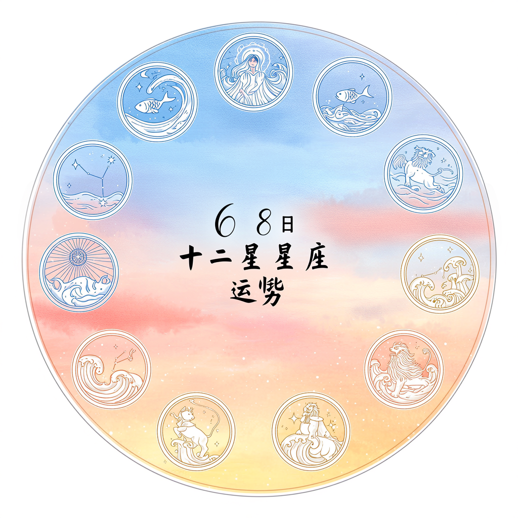 十二星座，6月8日运势大揭秘，看看你的幸运指数！