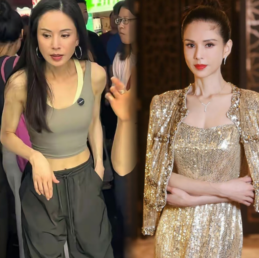 讲真的我着实为李若彤觉得有些尴尬你想啊，她都59岁了，按年纪都能当奶奶了，居