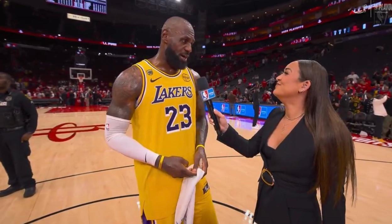 好好休息💤被问到打完加时赛、上场45分钟后感觉是否良好，詹姆斯表示：“才不呢，