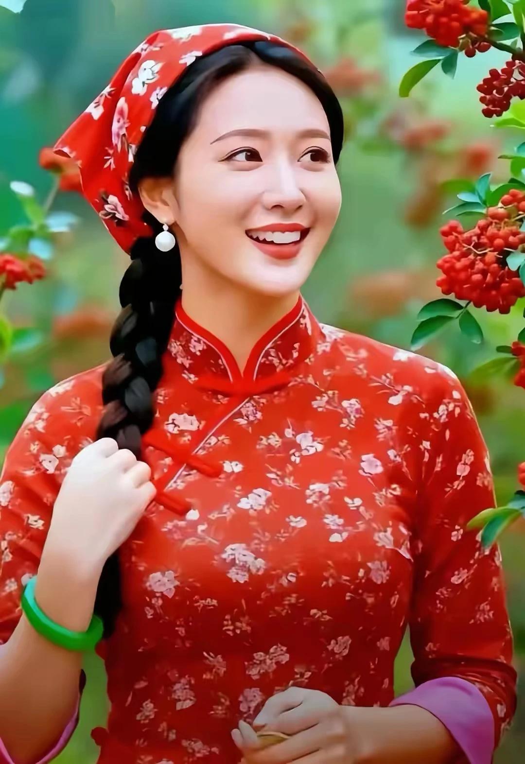 丰腴高雅爱缠绵，雍容大方展娇颜。风韵迷人夫君爱，和睦家庭妻更贤。