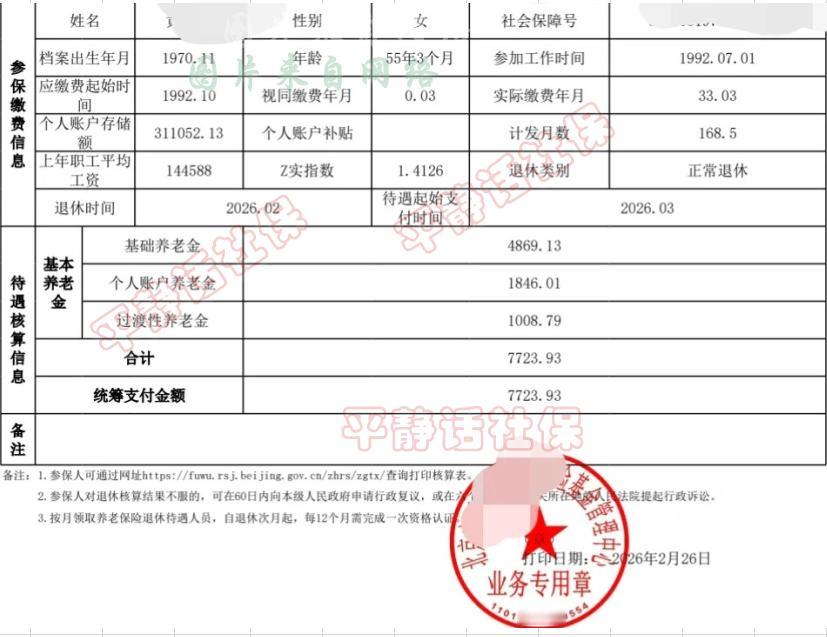 北京养老金！这个世界没有绝对的公平，但社保缴的多，退休一定拿得多却是真实的。