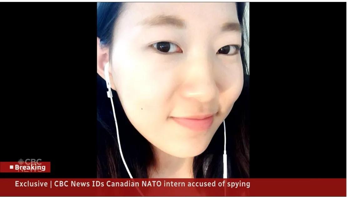 数天前报道的那名被捕北约司令部华裔女实习生的身份被挖出￼，她叫BiweiZha