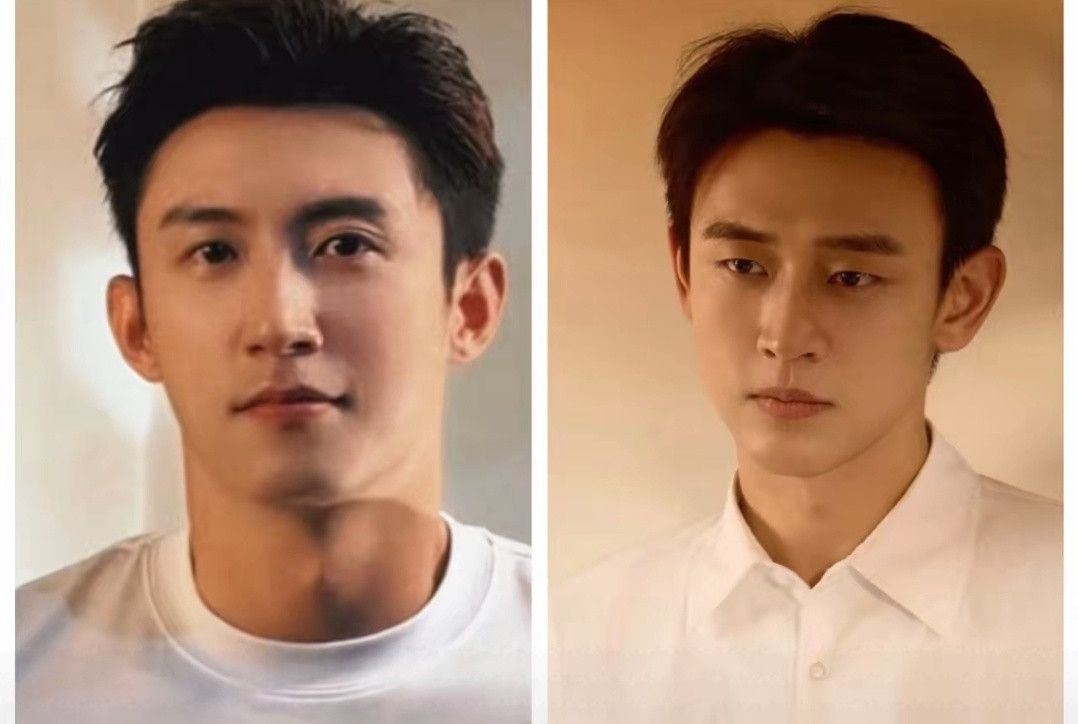 问所有女同胞一个问题，不许撒谎左边是黄景瑜，33岁，身高187cm，体重80kg