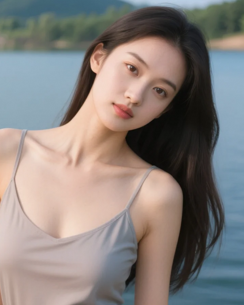 慵起罗帐理云鬓，娇憨姿态最可人
