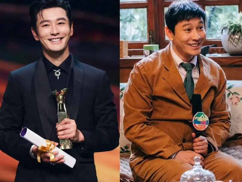 说起中国内地影坛奖项最大的“笑话”,我想,非黄晓明莫属!演技平平的他,居然是