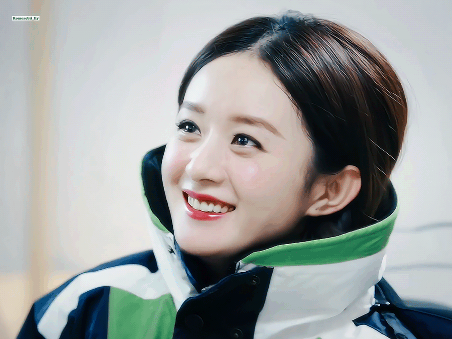 赵丽颖笑起来好美[爱心]​​​