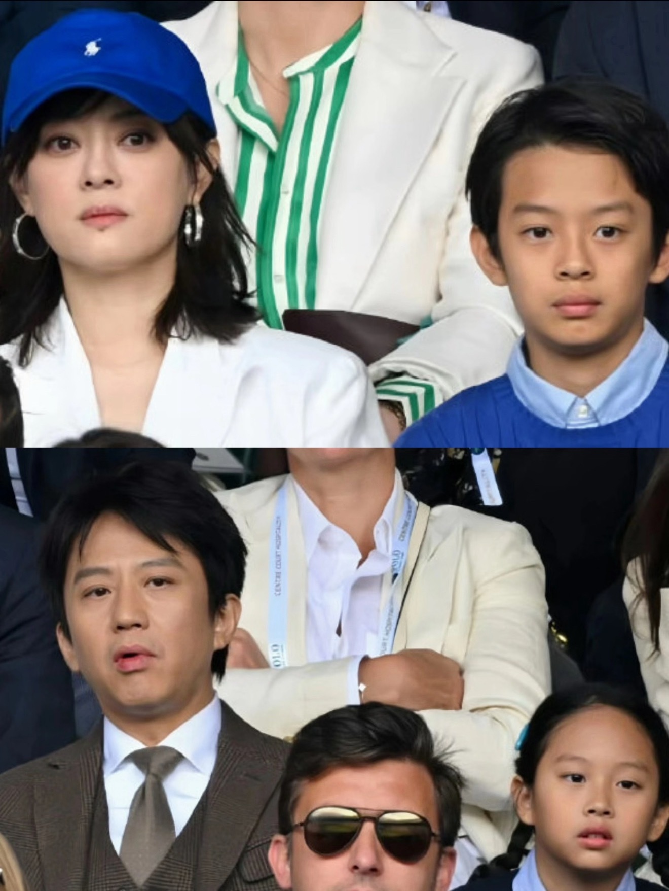 孙俪儿子都这么大了吗，男孩像妈，女孩像爸具像化了哈哈哈哈哈哈孙俪儿子画个妆直接能