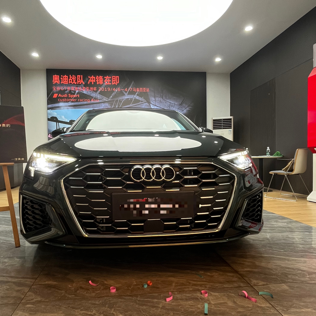 24款奥迪A3L时尚运动型终于提车啦！6月27号订车，7月5号提车，速度还是挺