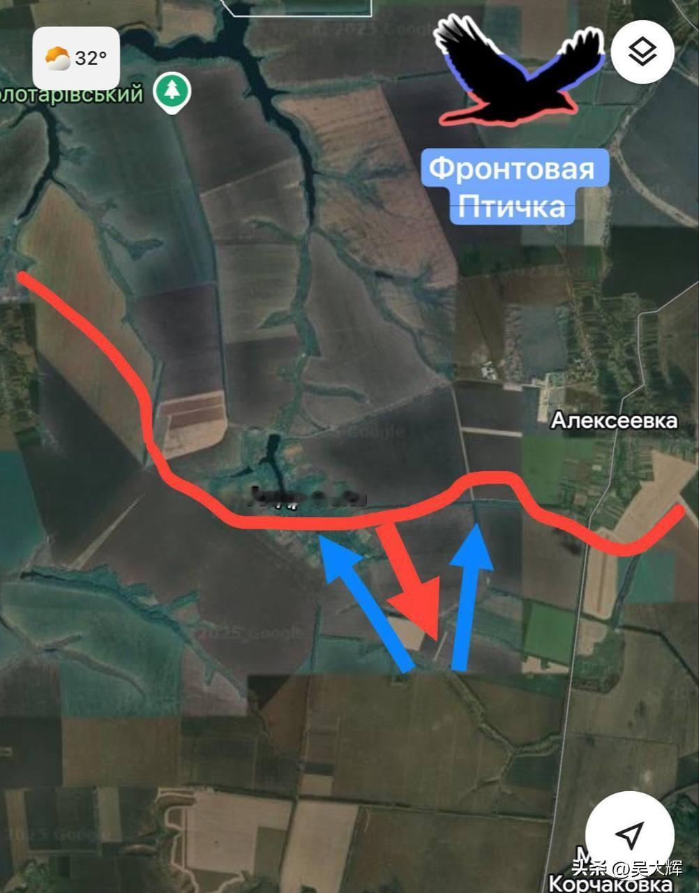 苏梅州方向：俄军的进展🟥据前线消息，为库尔斯克州提供安全屏障的缓冲区正