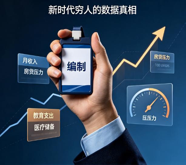 身在体制内多年，我想说如今的稳定编制，正在悄悄批量制造一批新时代穷人。外人只看