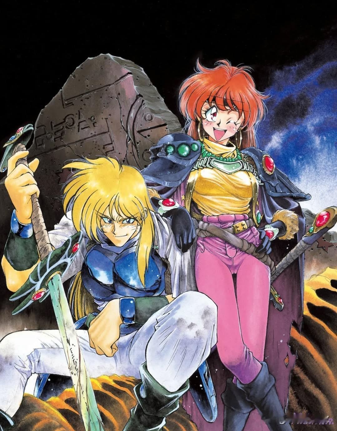 秀逗魔导士插画作品一组动漫二次元原画分享家卡通动画插画游戏漫画