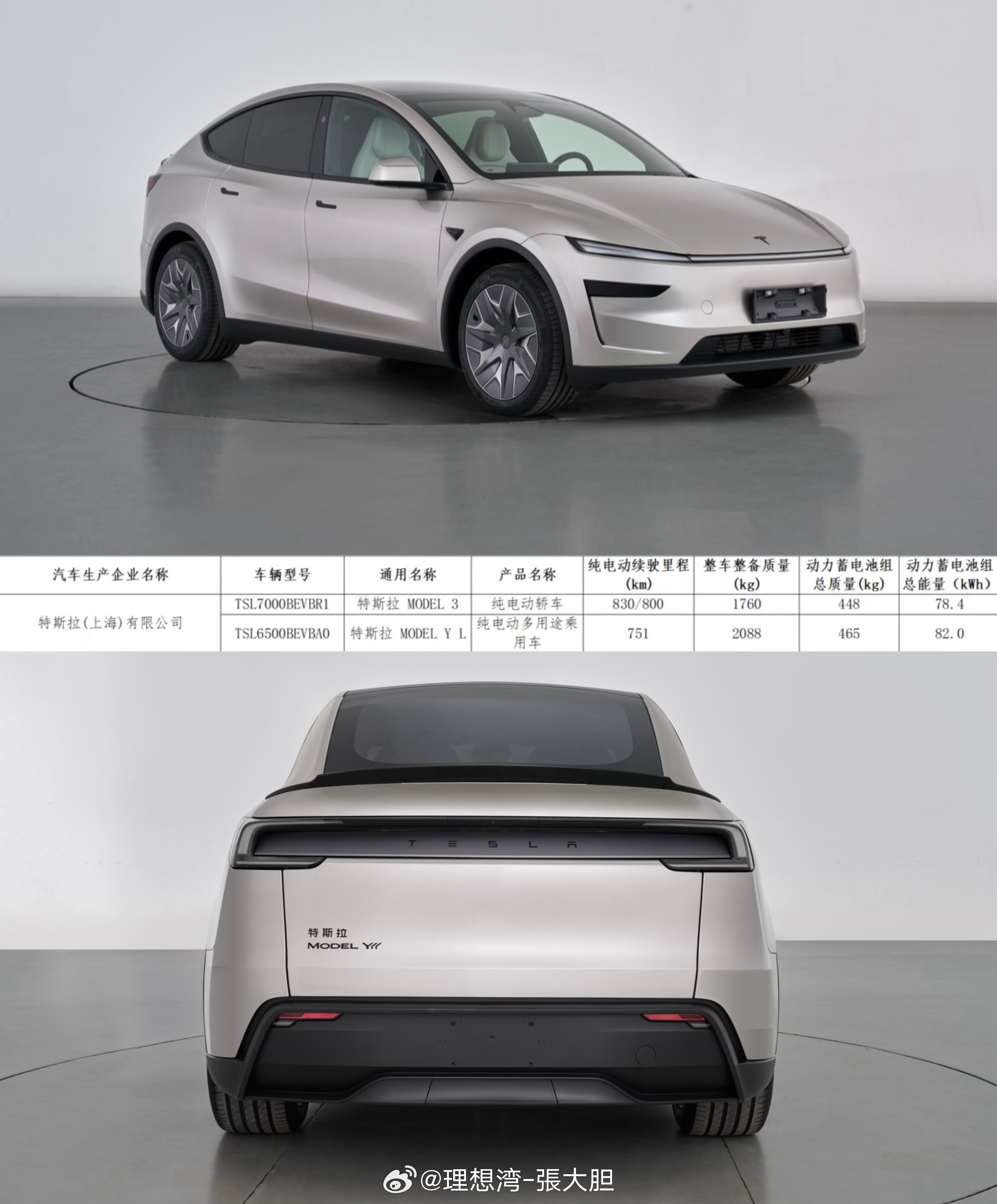 续航最强特斯拉现已登陆工信部网站！Model3新增830km版车型。M