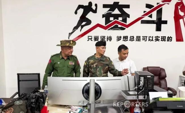 克伦边防军也抓住了346名互联网分子！克伦边防军迫于压力，也开始像模像样的抓