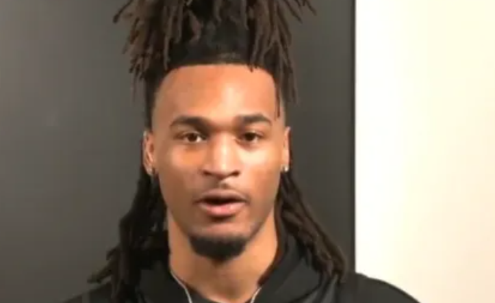 马刺球员斯蒂芬-卡斯尔接受节目《NBAToday》的视频连线采访时，谈到了防守