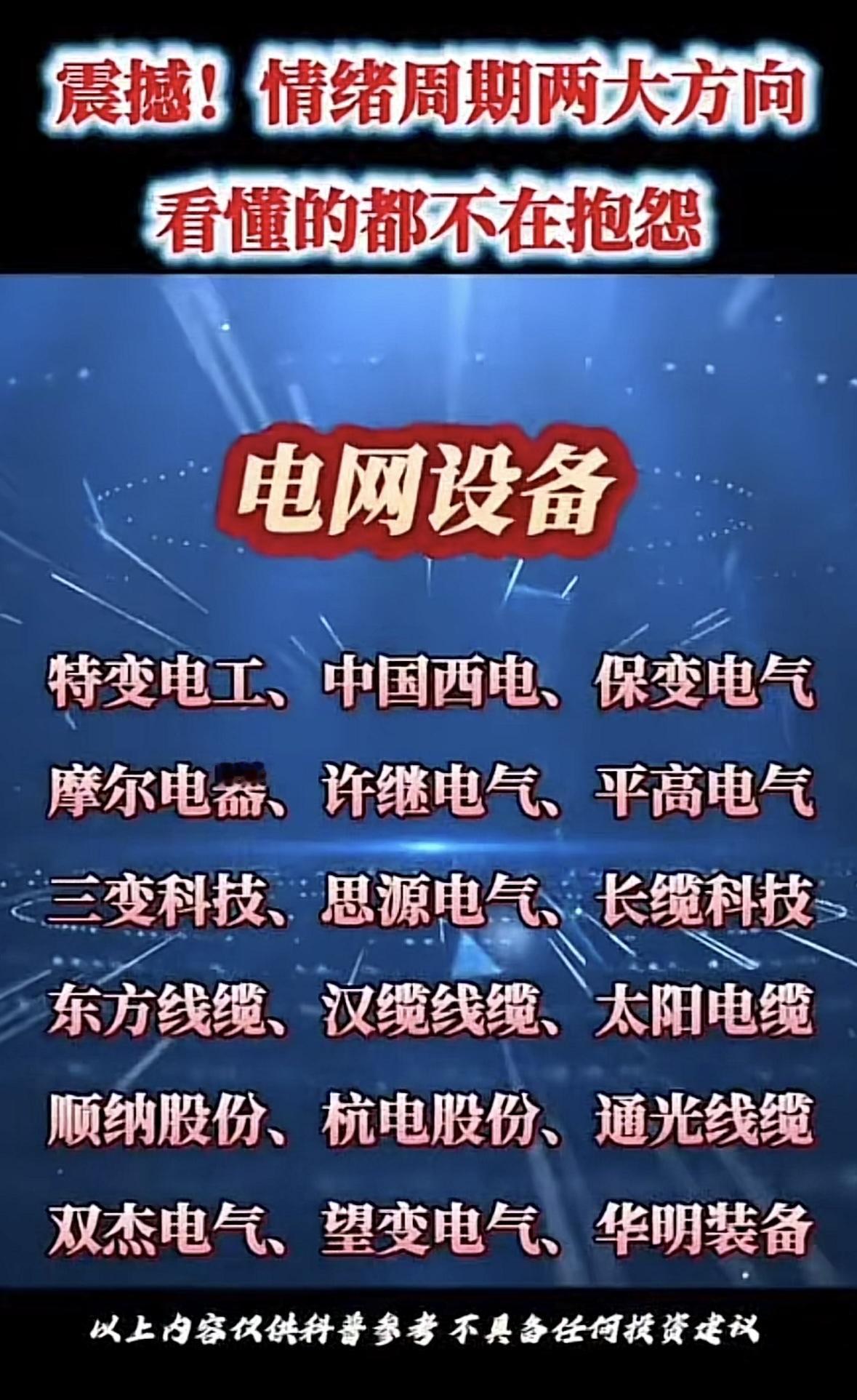 半导体、电网设备概念股强势来袭！"电网设备龙头股盘点，情绪周期双方向解析，投