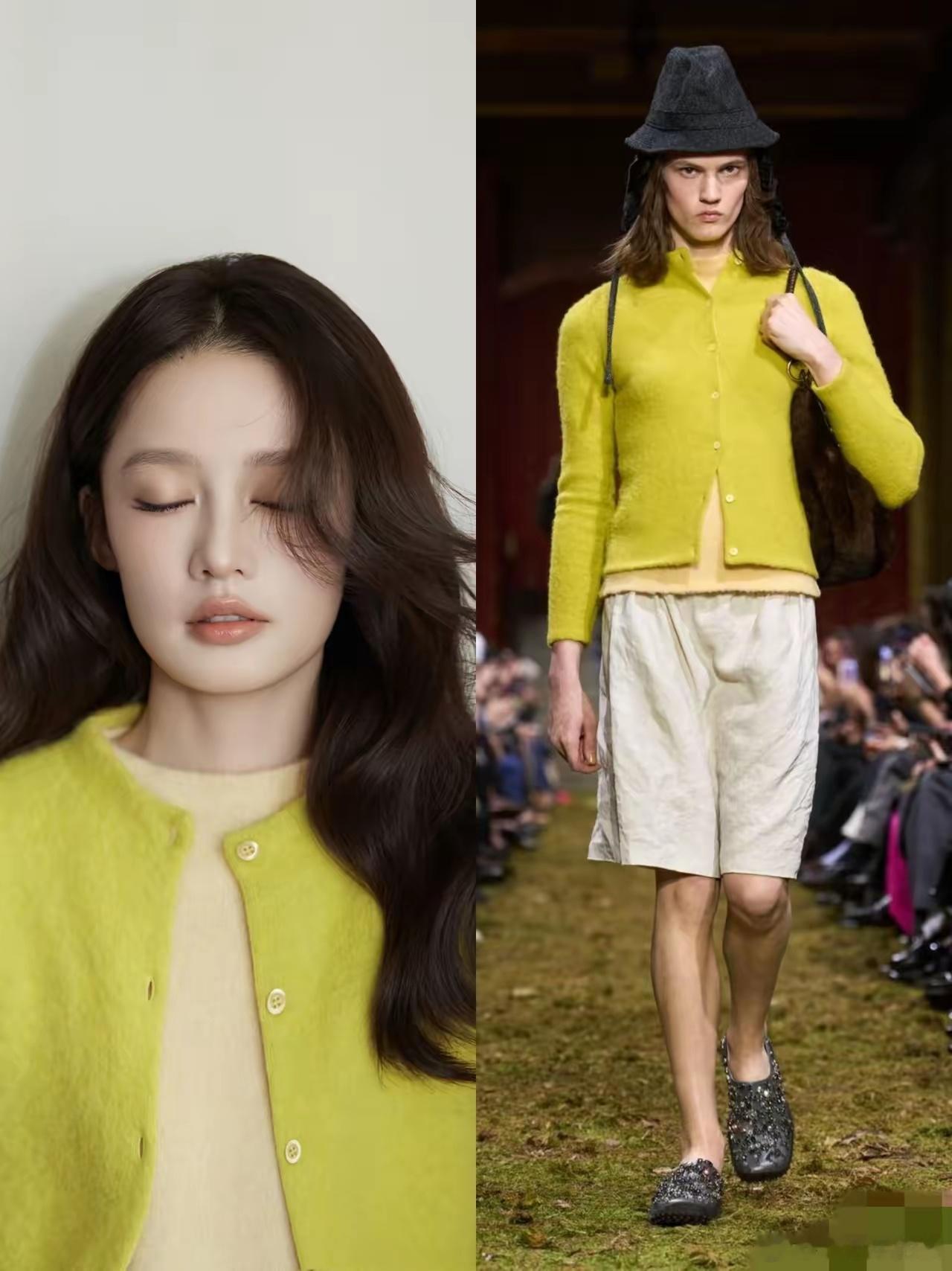 见过穿miumiu家不顾女明星死活的，但是穿得这么赏心悦目、让人一眼心动，直接甩