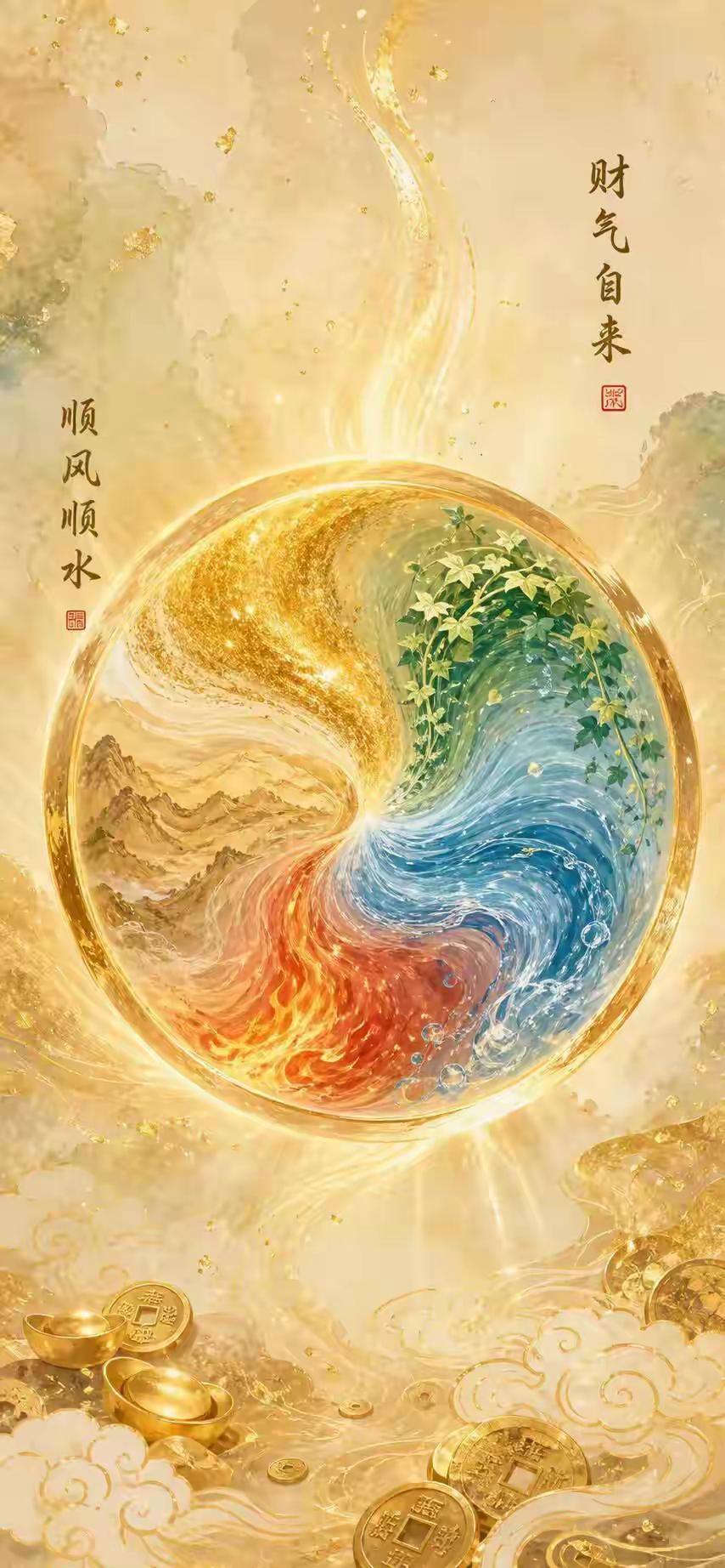 手机壁纸～不必慌慌张张赶前路，守住不急不躁的心境就好。日子慢慢过，好运慢慢攒，福