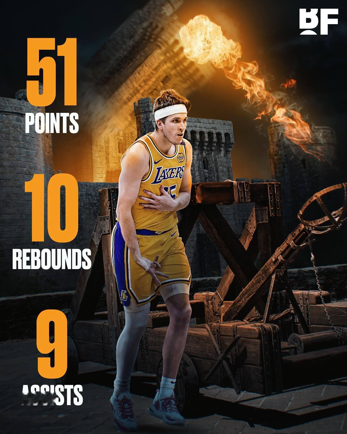 卧槽牛逼！今天的里夫斯杀疯了！！！[惊恐]——全场出战39分钟——22投12中，