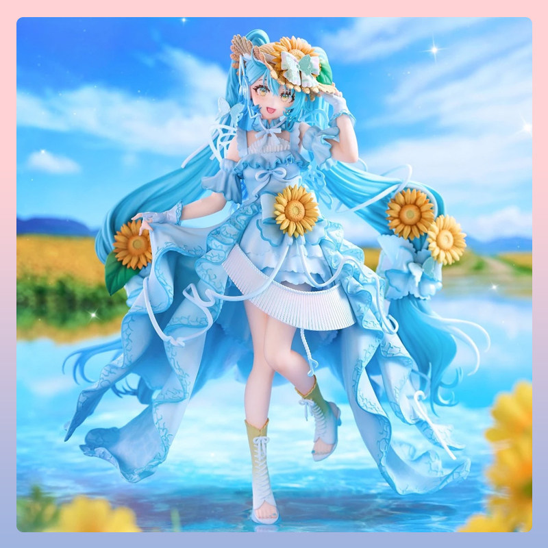 初音未来手办🌻这个好可爱！颜色好清新，想要🤩手办模玩次元新星计划