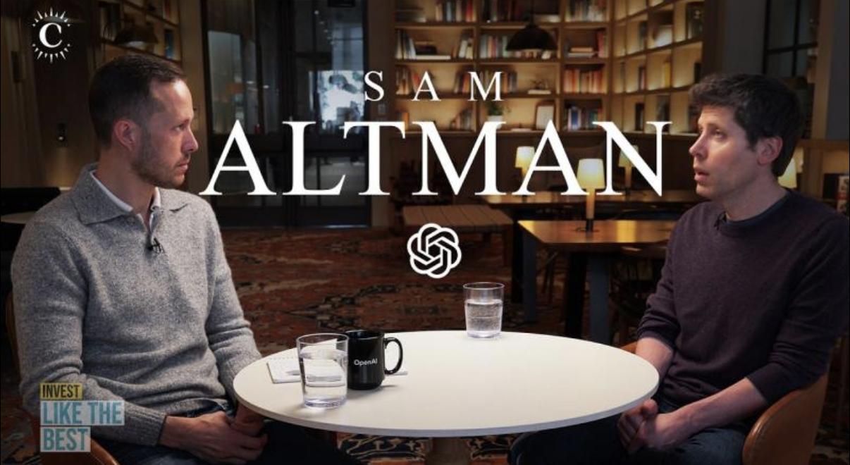 刚听完SamAltman最新的这期播客。虽然他代表了美国AI阵营，但不